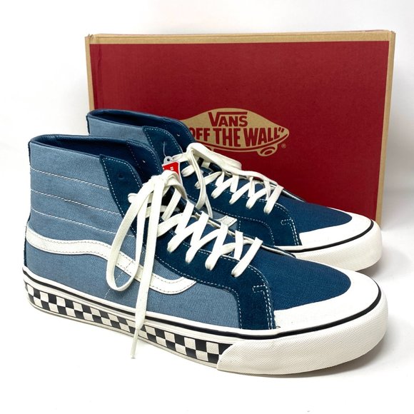 VANS  Sk8-Hi 139 Decon suede Canvas Blue Men - Picture 4 of 7